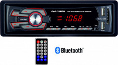 Radio MP3 Player auto Bluetooth, dual USB, SD, Aux In, Telecomanda, 4x50W, iesire RCA CarVision RU-002BT foto