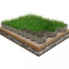 Gossi grilaje de gazon, 16 buc., verde, 60 x 40 x 3 cm, plastic