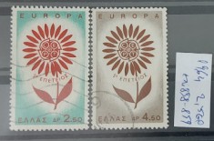 TS21 - Timbre serie Grecia 1962 Mi 858-859 Cept