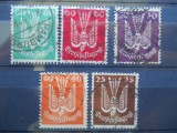 1922/1923 SERIE STAMPILATA GERMANIA REICH COTA 141$