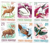 Animale ocrotite in Romania, 1977 (e) - serie completa, NEOBLITERATA, Fauna, Nestampilat