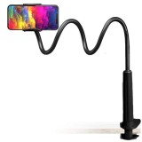 Cumpara ieftin Suport cu brat flexibil lung pentru telefon/tableta, ABS, negru, 21x13.3x6.7cm
