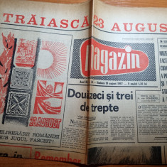 magazin 19 august 1967-articl tara oasului,muntii fagaras,campionatul de fotbal