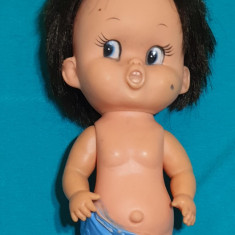 Jucarie veche 1970 de colectie figurina din cauciuc Bebe urias piesa rara