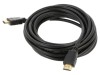 Cablu HDMI 1.4, 5m, negru, 30AWG, PVC, mufe ambele părţi, Lanberg