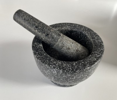 Mojar cu pistil de dimensiuni mari, din granit foto