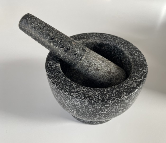 Mojar cu pistil de dimensiuni mari, din granit