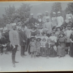Foto pe carton gros ; Sinaia , 29 Mai 1911 , Capitan Eugen Linde