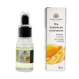 Ulei de cuticule uscată cu pipetă cu aromă de lăm&acirc;ie, Global Fashion, 15 ml