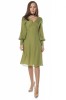 Rochie eleganta din voal Vera, 34, 36, 38, 40, 42, 44, Verde
