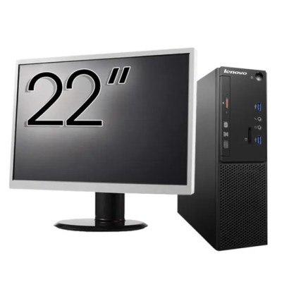 Pachet Second Hand Calculator Lenovo S510 SFF, Intel Core i7-6700 3.40GHz, 8GB DDR4, 256GB SSD + Monitor 22 Inch foto