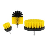 Set 3 perii, Nailon, Negru/ Galben, Oem