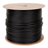 Cablu de retea FTP, cu sufa, cat 5, cupru, 24AWG, EMTEX, rola 305m, L103734