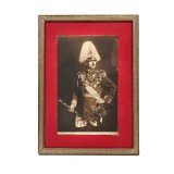 Regele Carol al II-lea, fotografie tip carte poștală, 1932, cu semnătură