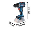Bosch GSR 18V-90C Masina de gaurit si insurubat 18V, 64Nm + 2xacumulatori GBA 5Ah + incarcator GAL 18V-40 + L-Boxx ProAdvanced PowerfulTools