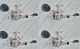 SET 4 Mulinete Crap DIAMANT FS6000 CU 6 rulmenti si TAMBUR METALIC