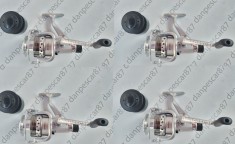 SET 4 Mulinete Crap DIAMANT FS6000 CU 6 rulmenti si TAMBUR METALIC
