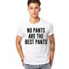 Tricou alb barbati - No pants - XL, THEICONIC