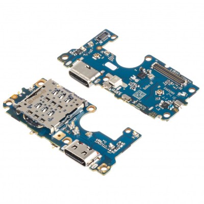 Placa cu Conector Incarcare - Microfon - Modul Cititor SIM Motorola Moto G85, Service Pack 5P68C24865 foto