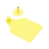 Crotalii galbene neinscriptionate 64x95 mm pentru vaci Breckner Germany