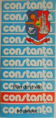 Constanta. Plan de la ville (Pliant turistic) foto