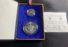 Moneda 100 lei 1995 FAO argint BNR foto