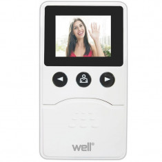 Vizor electronic pentru usa Well, ecran LCD, 2.4 inch, capacitate video foto