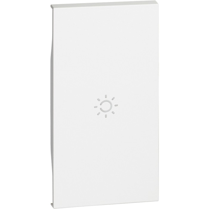 Tasta intrerupator simbol lumina 2M Living Now Bticino alb KW01M2A