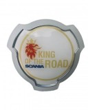 Sigla &quot;king of the road&quot; iluminata LED alb