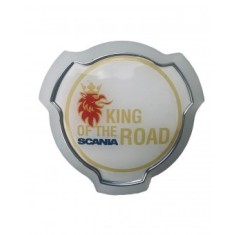 Sigla "king of the road" iluminata LED alb