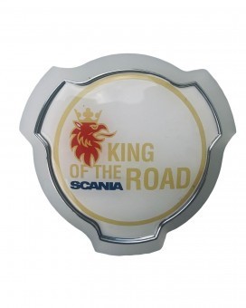 Sigla &amp;quot;king of the road&amp;quot; iluminata LED alb foto