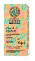 Ser hidratant iluminator pentru ten cu Vitamina C, 30ml - C-BERRICA foto