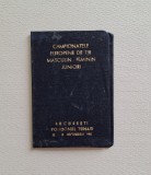 Legitimatie participant - Prima editie Campionate Europene de Tir, 1955