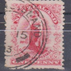 NEW ZEALAND, 1901, stampilat (G1)