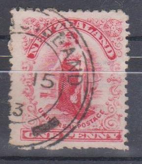 NEW ZEALAND, 1901, stampilat (G1)