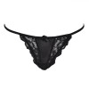 Chiloti Negri Brazil Dantela, Elastic Subtire - Poliamida &amp; Elastan, Lenjerie Dama Sexy