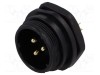 Soclu SP21 tată PIN 3 IP68 30A 500V 4mm2 WEIPU