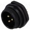 Soclu SP21 tată PIN 3 IP68 30A 500V 4mm2 WEIPU