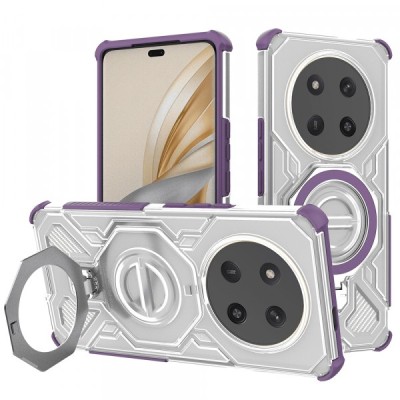 Husa pentru Honor X9c / Magic7 Lite, Techsuit, Carbon Shield Pro, Mov foto
