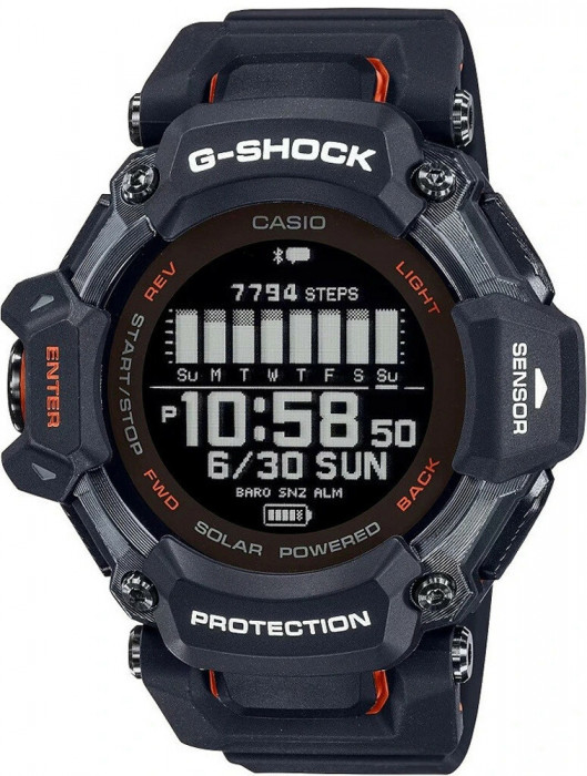 Ceas Smartwatch Barbati, Casio G-Shock, G-Squad Bluetooth GBD-H2000-1AER - Marime universala