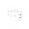 Incarcator Retea XO Design CE08, 50W, 3A, 2 x USB-C, Alb