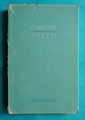 George Bacovia &amp;ndash; Poezii ( ultimul volum antum al poetului ) foto