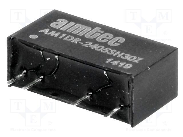 Convertor DC/DC 1W AIMTEC - Intrare 21,6-26,4VDC, Ieșire 5VDC, 200mA