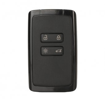Carcasa cheie Renault Megane 4 butoane, neagra foto