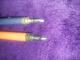 2 tocuri cu penita Napochim 1975.toc cu penita care se poate schimba.de colectie,instrument de scris vechi