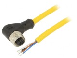 Cablu Conectare M12 4 PIN 10m 250VAC 4A PVC