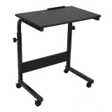 Cumpara ieftin Birou PC cu roti din metal negru Westa 60x40x90 cm