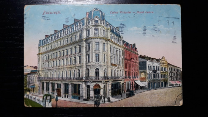 BUCURESTI - CALEA VICTORIEI - HOTEL LUVRU - INCEPUT DE 1900