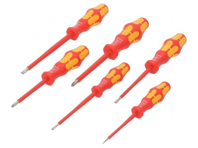 Kit Șurubelnițe Izolate 1kVAC 6 Buc.