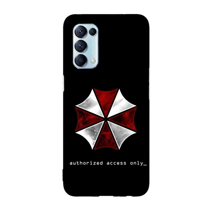 Husa compatibila cu Oppo A77, Viceversa, model Umbrella corporation , Silicon, TPU